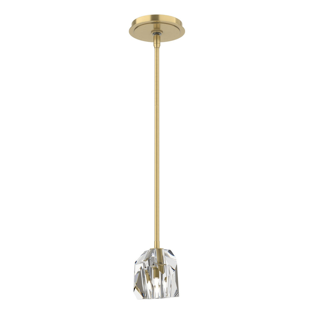 Hubbardton Forge - One Light Pendant - Gatsby - Modern Brass- Union Lighting Luminaires Decor