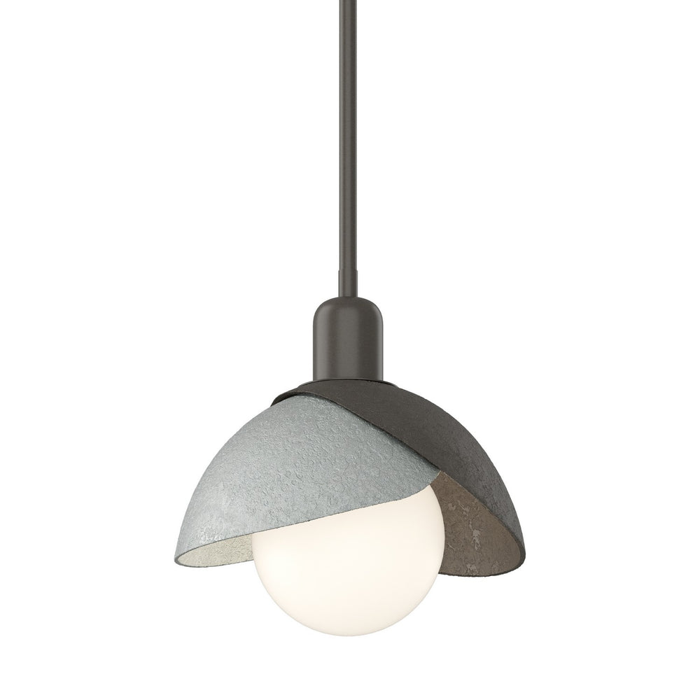 Hubbardton Forge - One Light Pendant - Brooklyn - Dark Smoke- Union Lighting Luminaires Decor