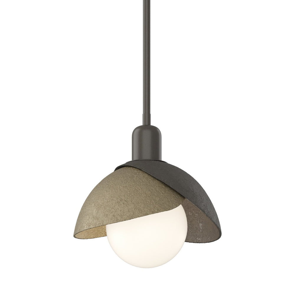 Hubbardton Forge - One Light Pendant - Brooklyn - Dark Smoke- Union Lighting Luminaires Decor