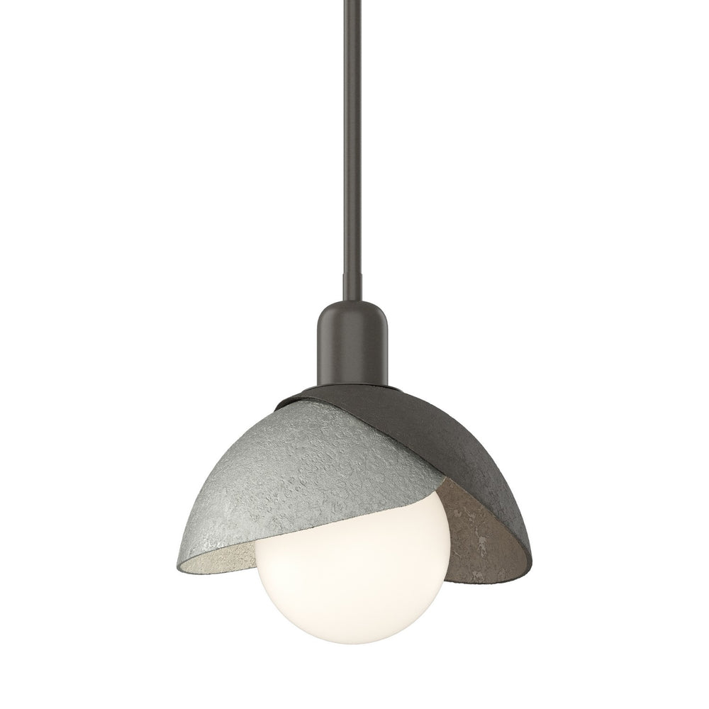 Hubbardton Forge - One Light Pendant - Brooklyn - Dark Smoke- Union Lighting Luminaires Decor