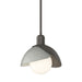 Hubbardton Forge - One Light Pendant - Brooklyn - Dark Smoke- Union Lighting Luminaires Decor