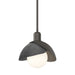 Hubbardton Forge - One Light Pendant - Brooklyn - Dark Smoke- Union Lighting Luminaires Decor