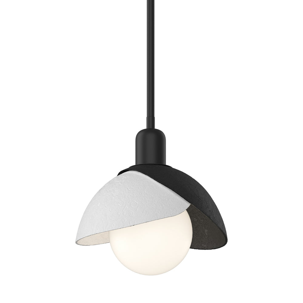 Hubbardton Forge - One Light Pendant - Brooklyn - Black- Union Lighting Luminaires Decor