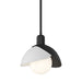 Hubbardton Forge - One Light Pendant - Brooklyn - Black- Union Lighting Luminaires Decor