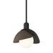 Hubbardton Forge - One Light Pendant - Brooklyn - Black- Union Lighting Luminaires Decor