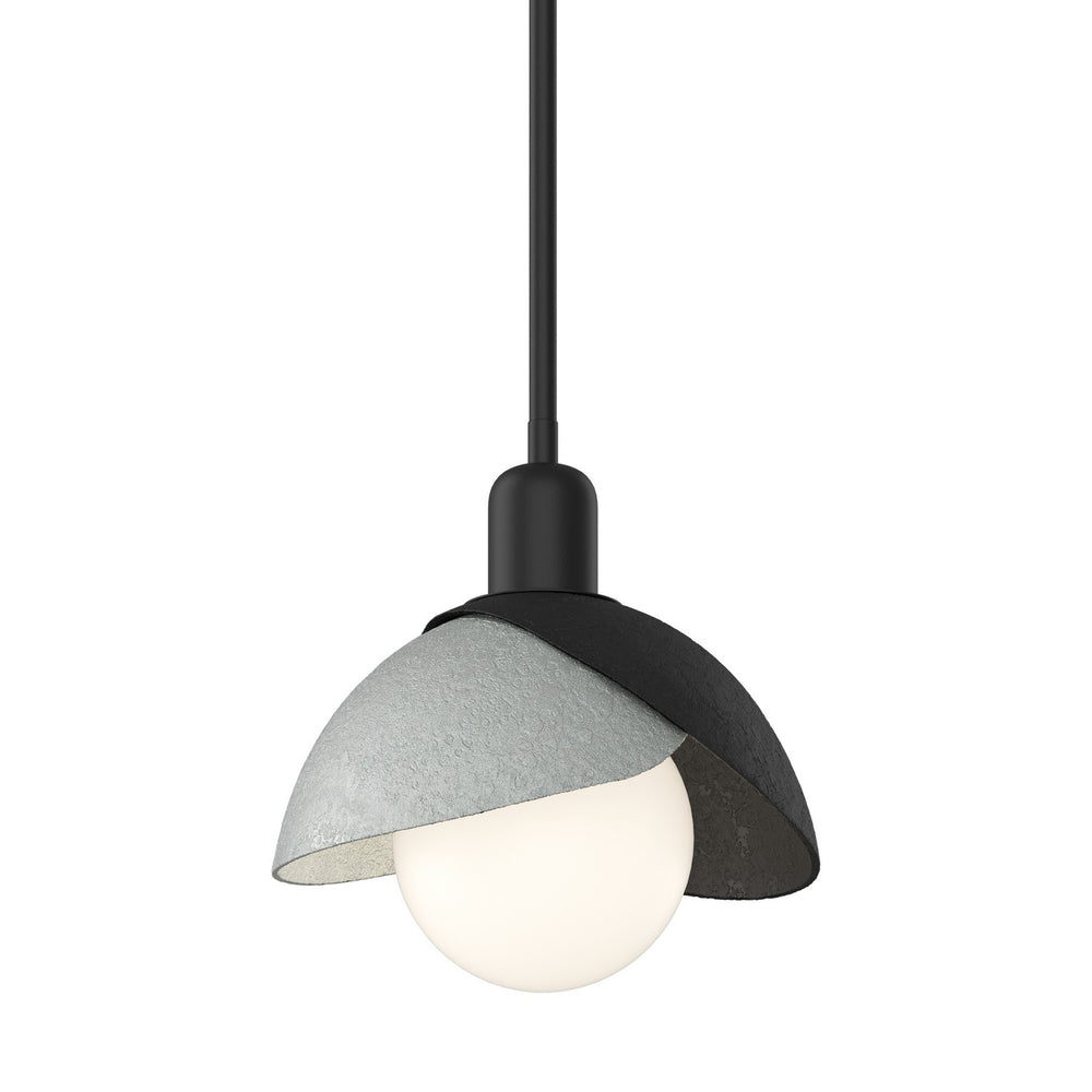 Hubbardton Forge - One Light Pendant - Brooklyn - Black- Union Lighting Luminaires Decor