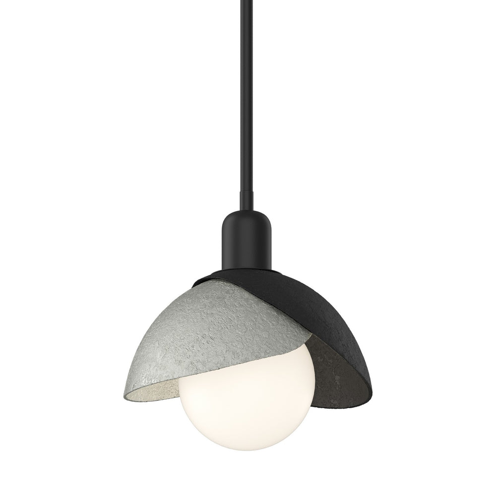 Hubbardton Forge - One Light Pendant - Brooklyn - Black- Union Lighting Luminaires Decor