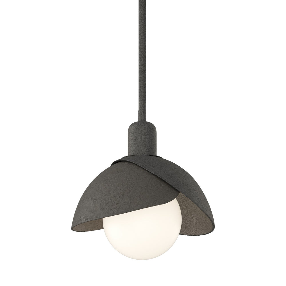 Hubbardton Forge - One Light Pendant - Brooklyn - Natural Iron- Union Lighting Luminaires Decor