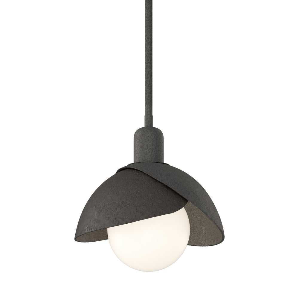 Hubbardton Forge - One Light Pendant - Brooklyn - Natural Iron- Union Lighting Luminaires Decor