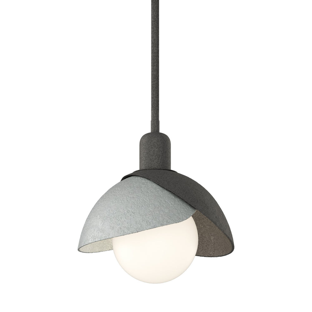 Hubbardton Forge - One Light Pendant - Brooklyn - Natural Iron- Union Lighting Luminaires Decor