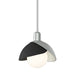 Hubbardton Forge - One Light Pendant - Brooklyn - Vintage Platinum- Union Lighting Luminaires Decor