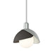 Hubbardton Forge - One Light Pendant - Brooklyn - Vintage Platinum- Union Lighting Luminaires Decor