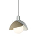 Hubbardton Forge - One Light Pendant - Brooklyn - Vintage Platinum- Union Lighting Luminaires Decor