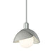 Hubbardton Forge - One Light Pendant - Brooklyn - Vintage Platinum- Union Lighting Luminaires Decor