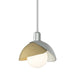 Hubbardton Forge - One Light Pendant - Brooklyn - Vintage Platinum- Union Lighting Luminaires Decor