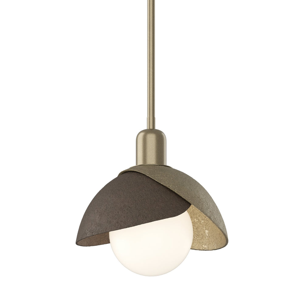 Hubbardton Forge - One Light Pendant - Brooklyn - Soft Gold- Union Lighting Luminaires Decor