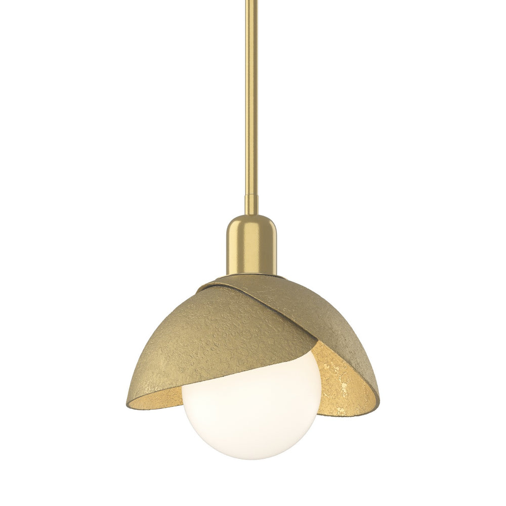 Hubbardton Forge - One Light Pendant - Brooklyn - Modern Brass- Union Lighting Luminaires Decor