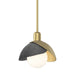 Hubbardton Forge - One Light Pendant - Brooklyn - Modern Brass- Union Lighting Luminaires Decor