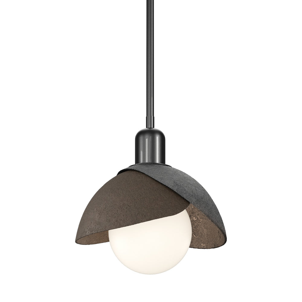 Hubbardton Forge - One Light Pendant - Brooklyn - Ink- Union Lighting Luminaires Decor
