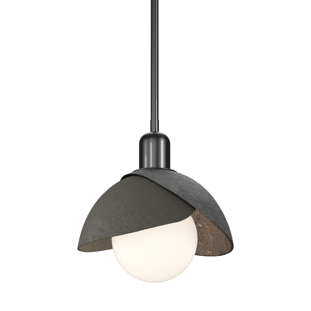 Hubbardton Forge - One Light Pendant - Brooklyn - Ink- Union Lighting Luminaires Decor