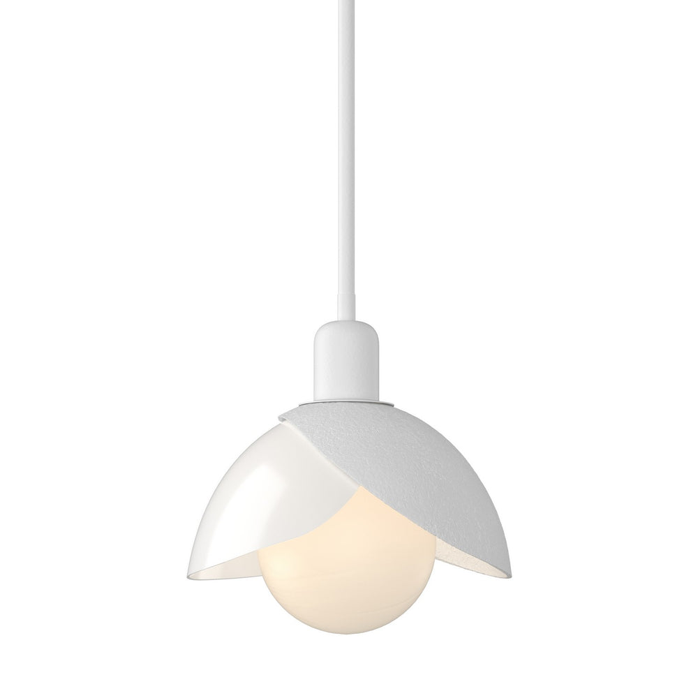 Hubbardton Forge - One Light Pendant - Brooklyn - White- Union Lighting Luminaires Decor