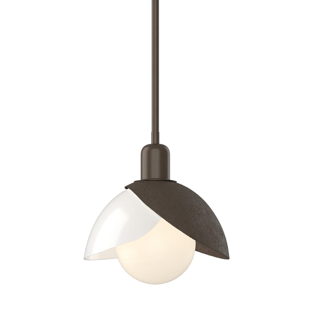 Hubbardton Forge - One Light Pendant - Brooklyn - Bronze- Union Lighting Luminaires Decor