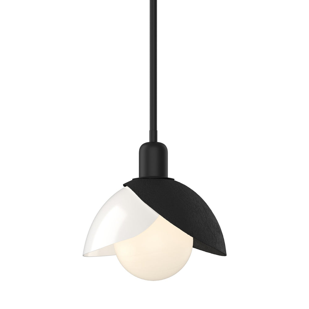 Hubbardton Forge - One Light Pendant - Brooklyn - Black- Union Lighting Luminaires Decor