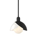 Hubbardton Forge - One Light Pendant - Brooklyn - Black- Union Lighting Luminaires Decor