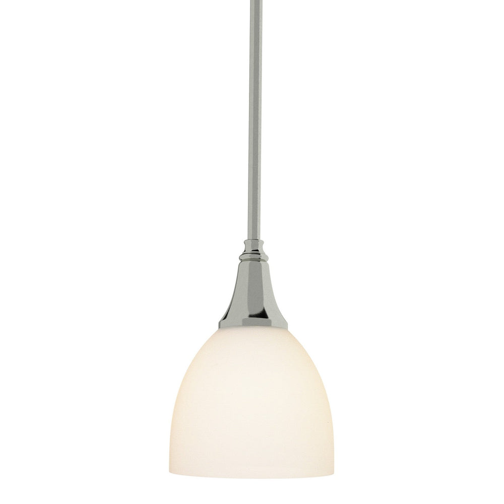 Hubbardton Forge - One Light Mini Pendant - Trumpet - Sterling- Union Lighting Luminaires Decor