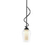 Hubbardton Forge - One Light Mini Pendant - Flora - Black- Union Lighting Luminaires Decor