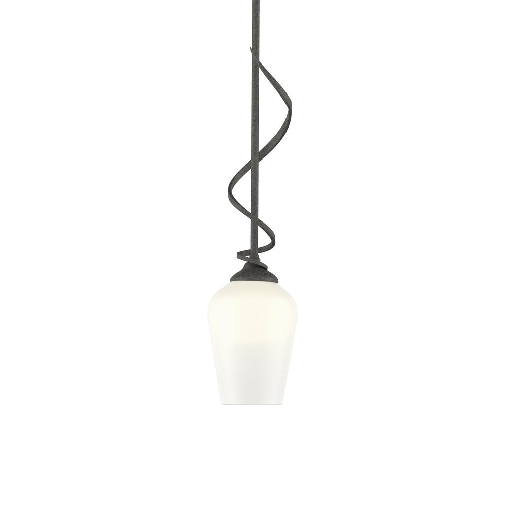 Hubbardton Forge - One Light Mini Pendant - Flora - Natural Iron- Union Lighting Luminaires Decor