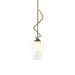 Hubbardton Forge - One Light Mini Pendant - Flora - Soft Gold- Union Lighting Luminaires Decor