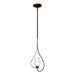 Hubbardton Forge - One Light Mini Pendant - Flora - Bronze- Union Lighting Luminaires Decor