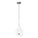 Hubbardton Forge - One Light Mini Pendant - Flora - Vintage Platinum- Union Lighting Luminaires Decor