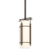 Hubbardton Forge - One Light Mini Pendant - Paralline - Bronze- Union Lighting Luminaires Decor