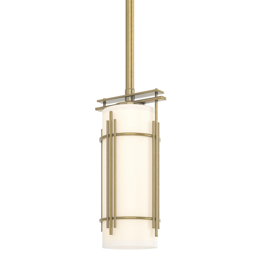 Hubbardton Forge - One Light Mini Pendant - Paralline - Modern Brass- Union Lighting Luminaires Decor