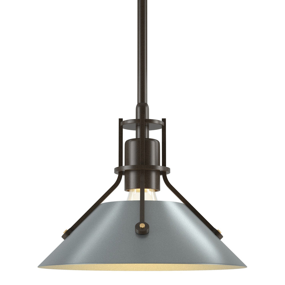 Hubbardton Forge - One Light Mini Pendant - Henry - Bronze- Union Lighting Luminaires Decor