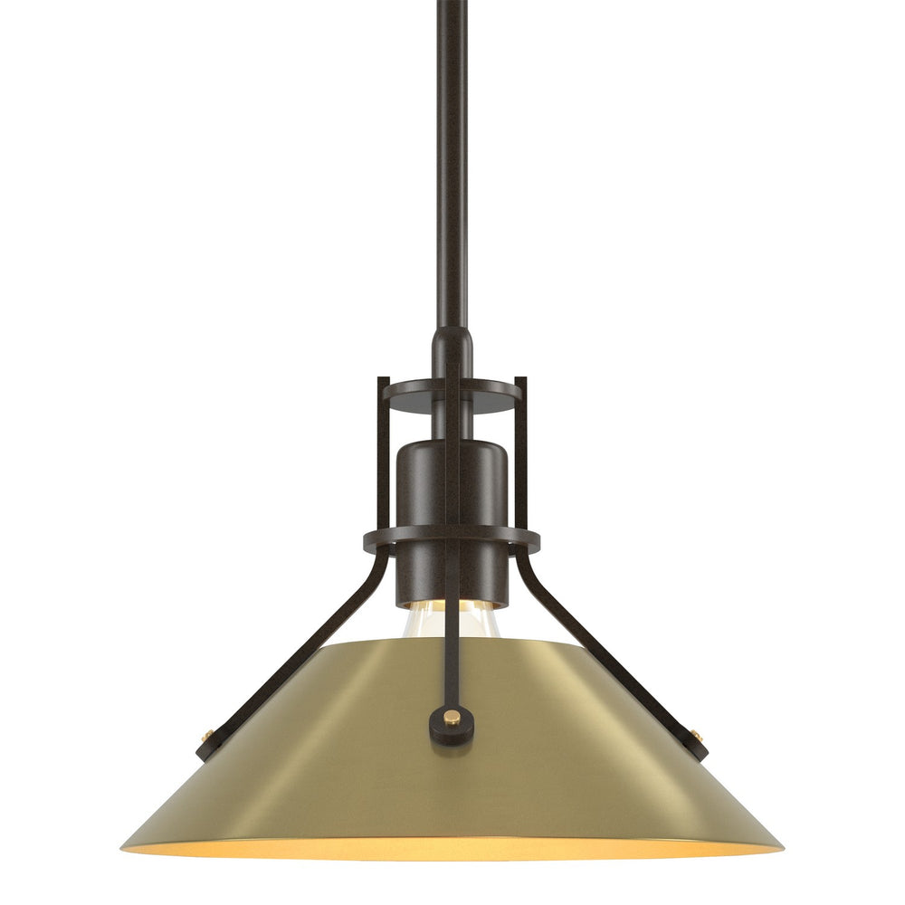 Hubbardton Forge - One Light Mini Pendant - Henry - Bronze- Union Lighting Luminaires Decor