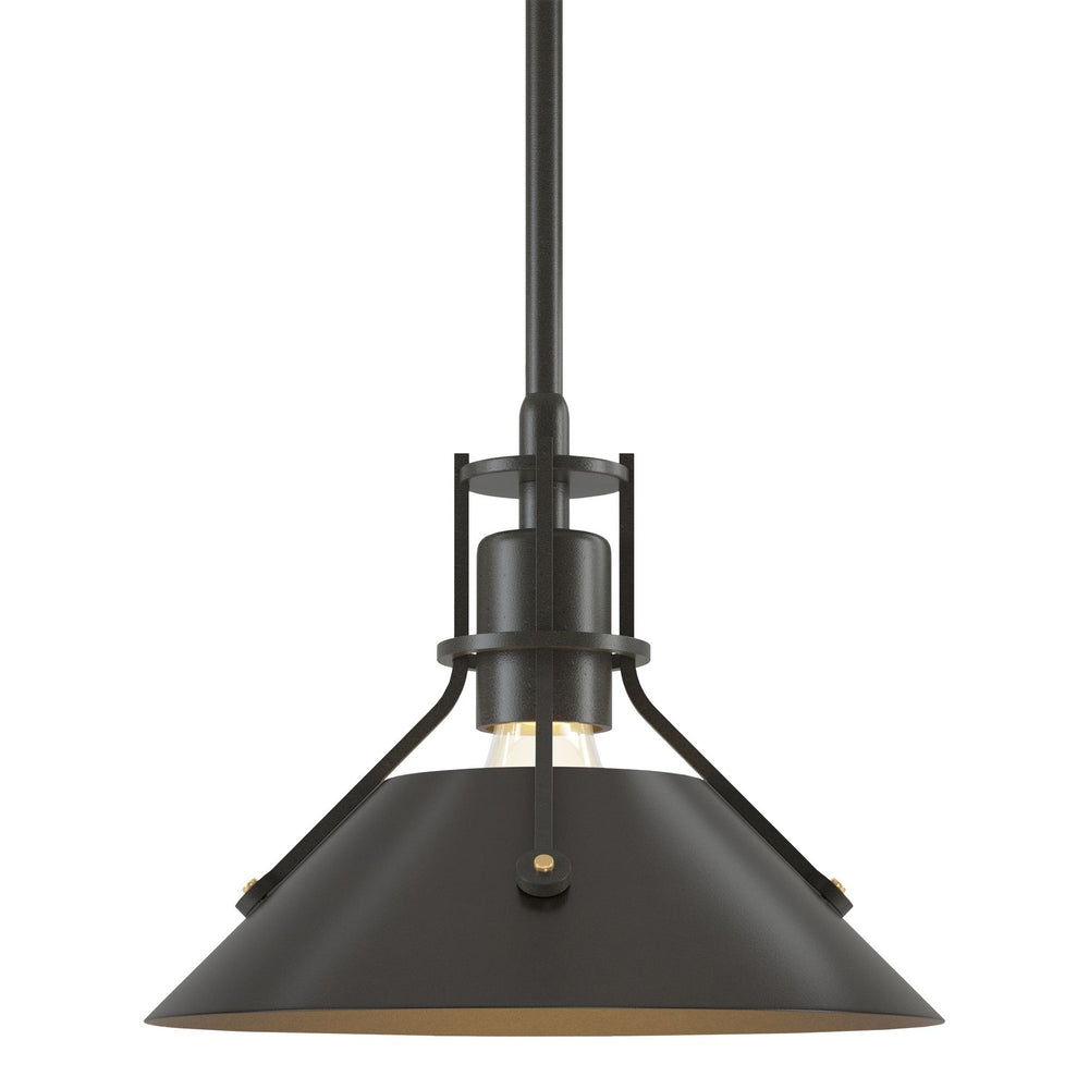 Hubbardton Forge - One Light Mini Pendant - Henry - Dark Smoke- Union Lighting Luminaires Decor
