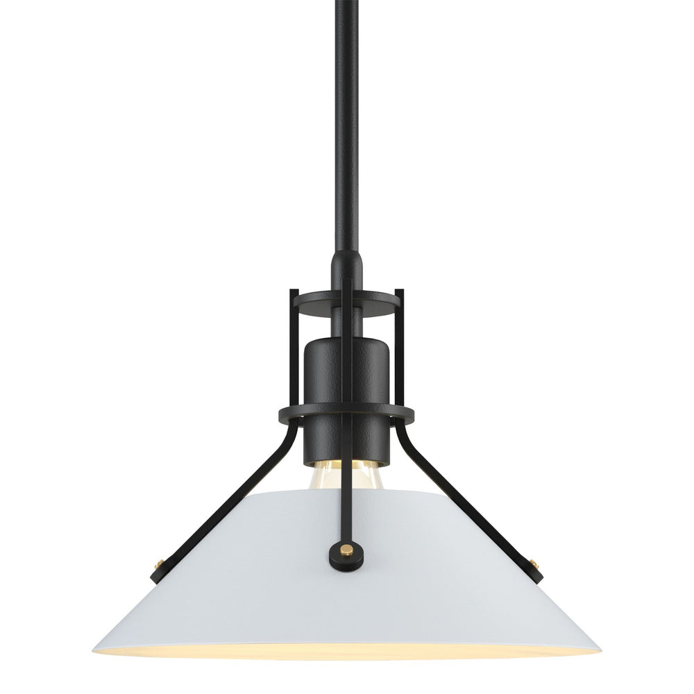 Hubbardton Forge - One Light Pendant - Henry - Black- Union Lighting Luminaires Decor