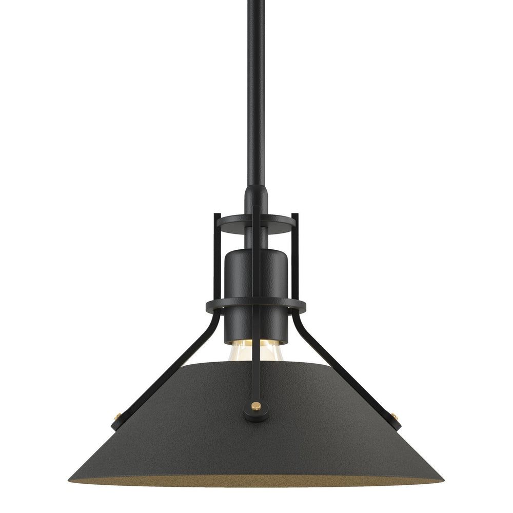 Hubbardton Forge - One Light Mini Pendant - Henry - Black- Union Lighting Luminaires Decor