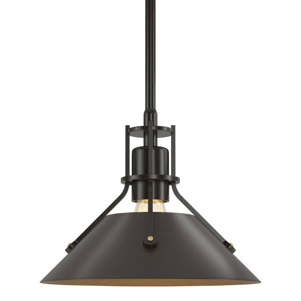 Hubbardton Forge - One Light Mini Pendant - Henry - Oil Rubbed Bronze- Union Lighting Luminaires Decor