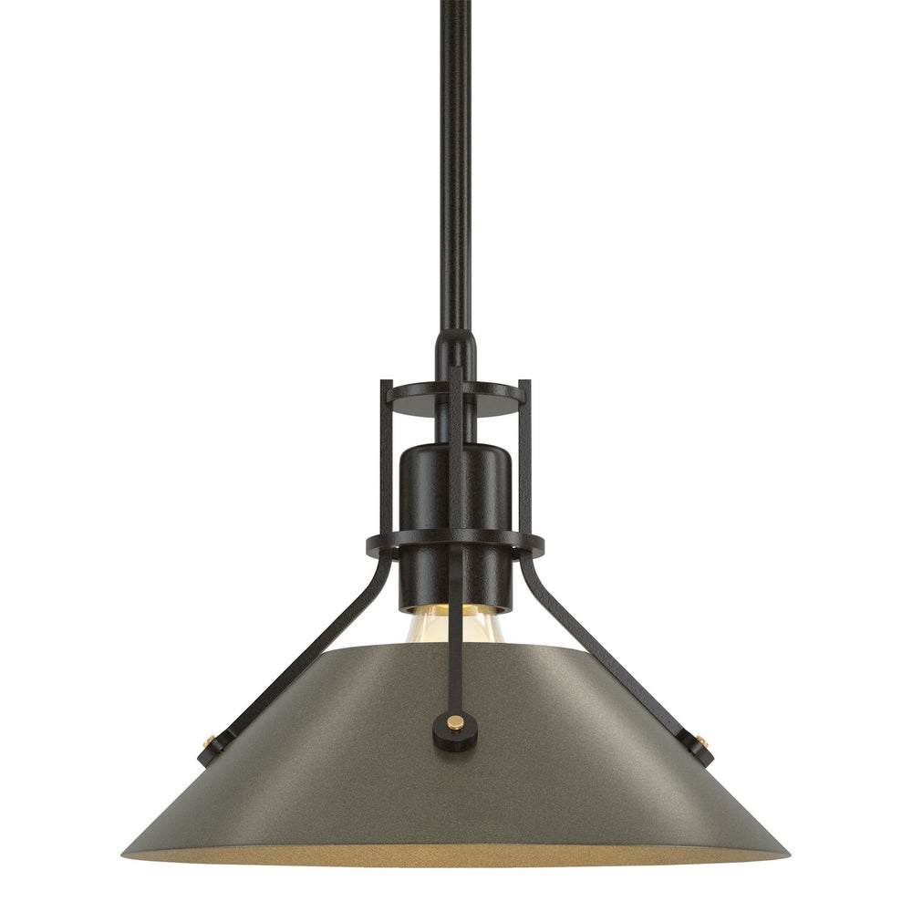 Hubbardton Forge - One Light Mini Pendant - Henry - Oil Rubbed Bronze- Union Lighting Luminaires Decor