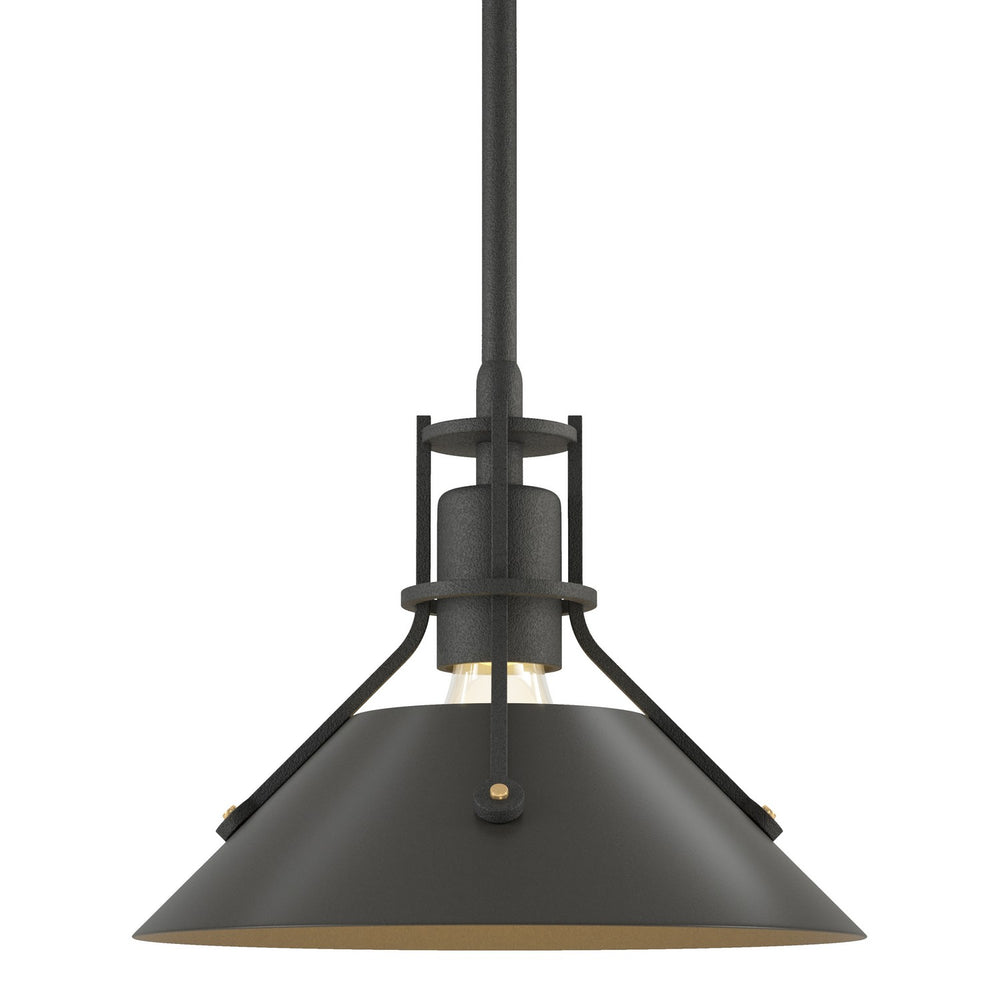 Hubbardton Forge - One Light Mini Pendant - Henry - Natural Iron- Union Lighting Luminaires Decor
