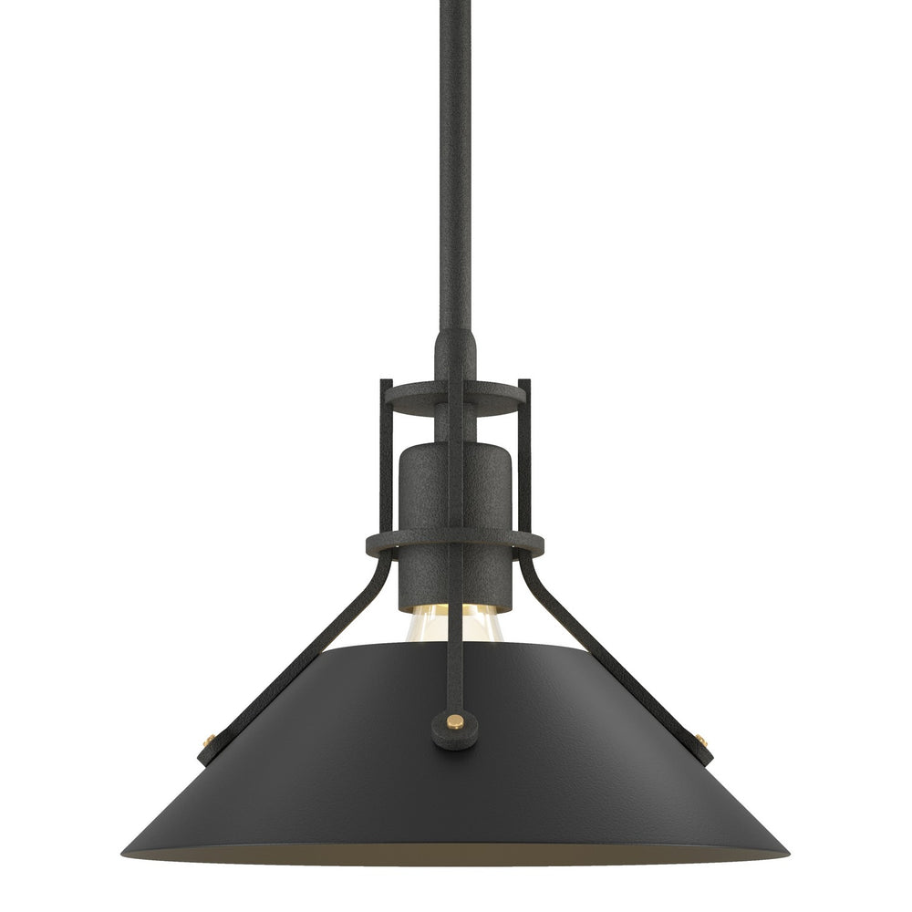 Hubbardton Forge - One Light Mini Pendant - Henry - Natural Iron- Union Lighting Luminaires Decor