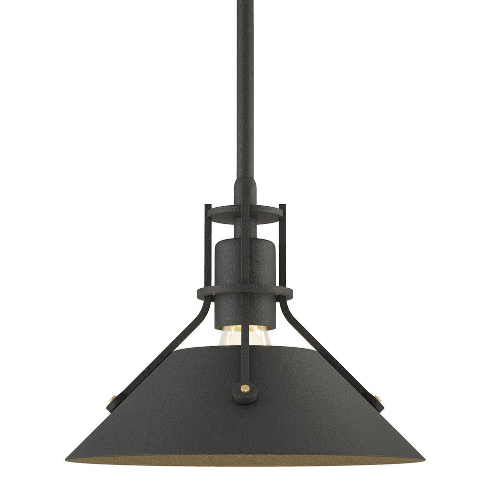 Hubbardton Forge - One Light Mini Pendant - Henry - Natural Iron- Union Lighting Luminaires Decor