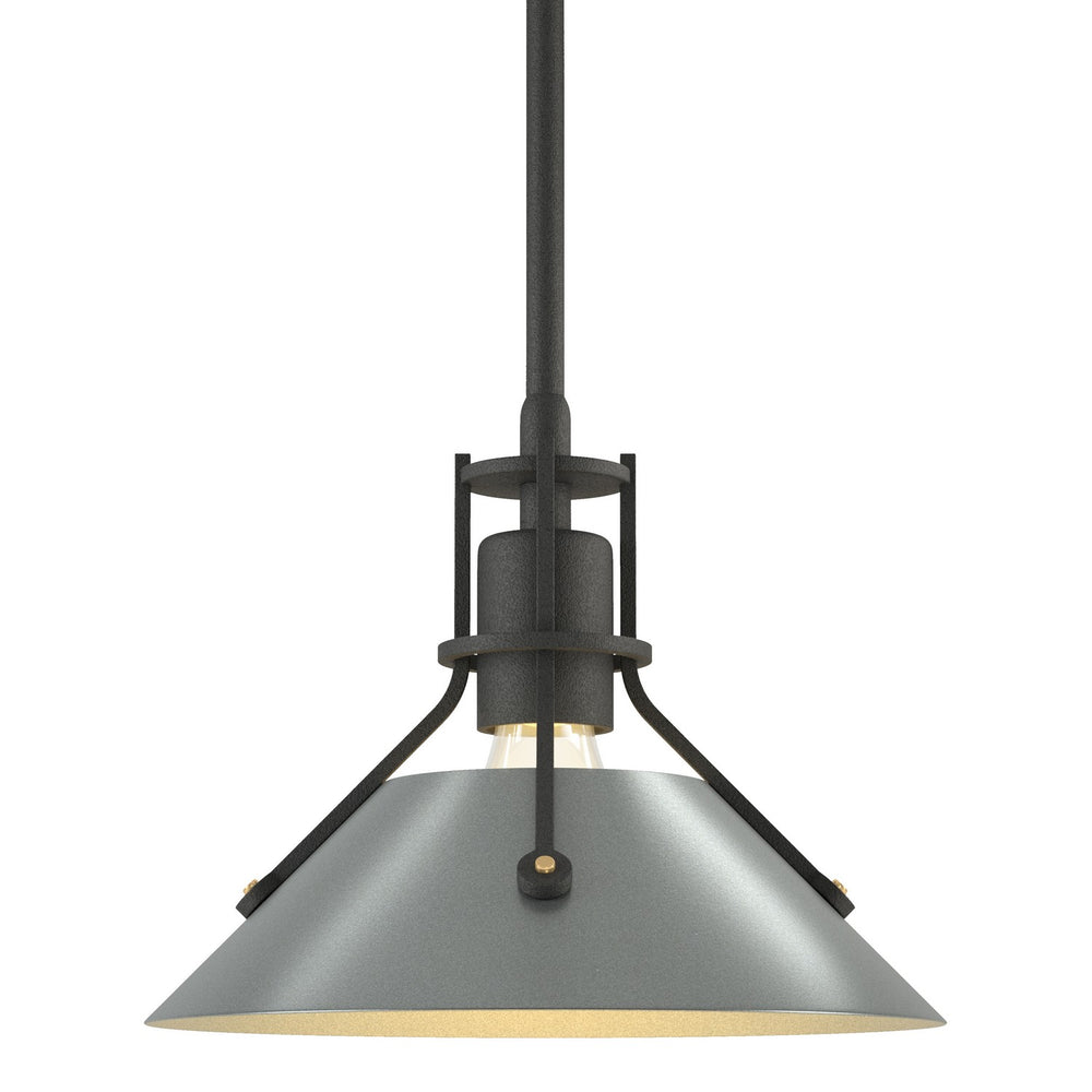 Hubbardton Forge - One Light Mini Pendant - Henry - Natural Iron- Union Lighting Luminaires Decor