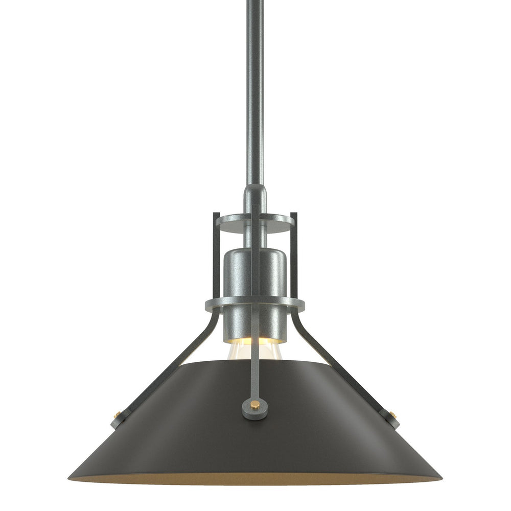 Hubbardton Forge - One Light Mini Pendant - Henry - Vintage Platinum- Union Lighting Luminaires Decor