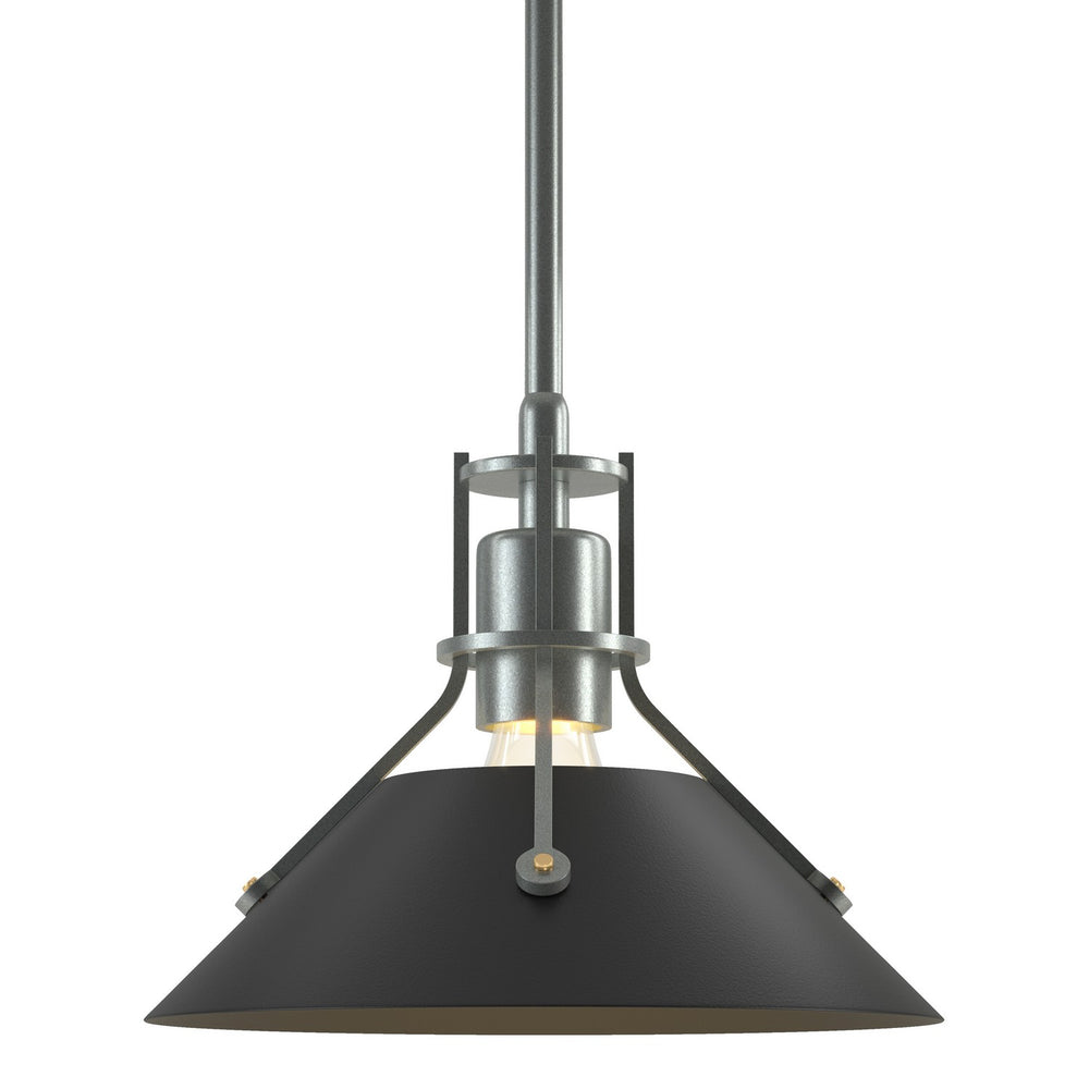 Hubbardton Forge - One Light Mini Pendant - Henry - Vintage Platinum- Union Lighting Luminaires Decor