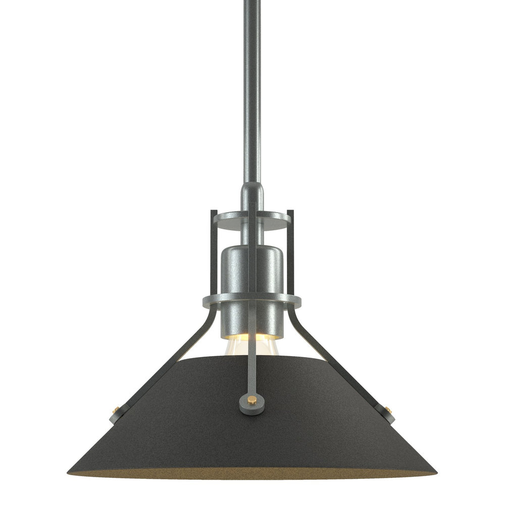Hubbardton Forge - One Light Mini Pendant - Henry - Vintage Platinum- Union Lighting Luminaires Decor